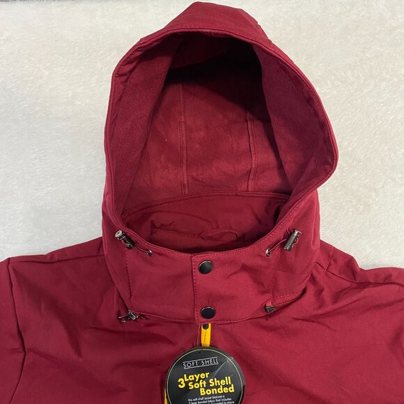 NWT Washington Football Team NFL Team Apparel 3 Layer Soft Shell Jacket XL - Picture 6 of 13